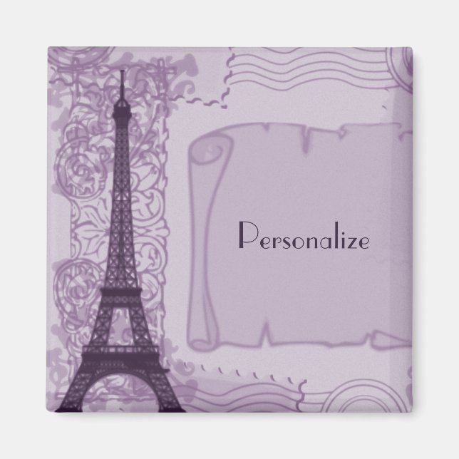 Pariser Amethyst-Magnet Magnet (Vorne)