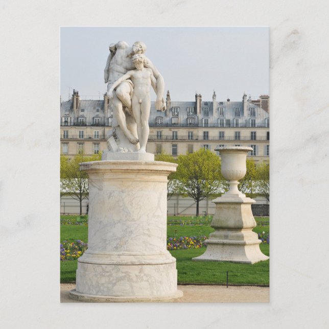 Pariser Architektur Postkarte (Vorderseite)