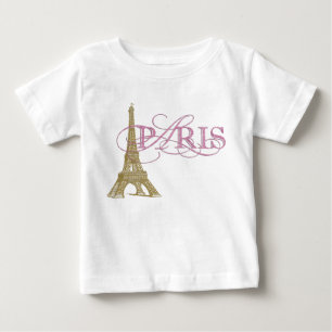 Pariser Baby Mädchen T-shirt