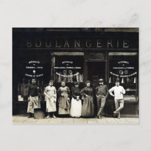 Pariser Bäckerei 1900 Postkarte