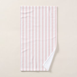 Pariser Bäckerei | Rosa und weiß gestreift Handtuch