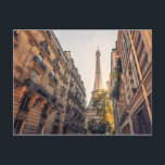 Pariser Blick Postkarte<br><div class="desc">Straße in Paris</div>