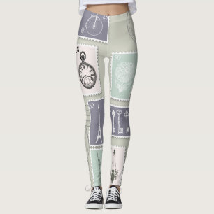 Pariser Briefmarke Leggings