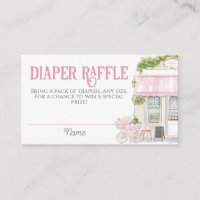 Pariser Café Bonjour Bebe Pink Baby Dusche