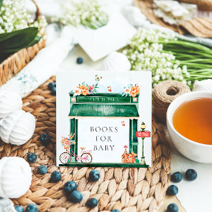 Pariser Café Boulangerie Wasserfarbenbücher für Ba Begleitkarte