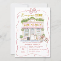 Pariser Café Pink Coquette Babydusche