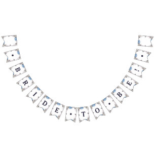 Pariser Charm Blumenbrigade zum Brautparty Wimpelkette