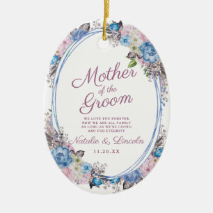 Pariser Charm Keepake Mutter des Groom Zitats Keramik Ornament