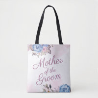 Pariser Charme Blau & Rosa Mutter des Bräutigams