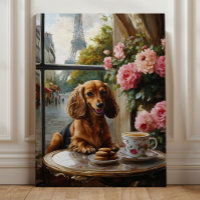 Pariser Dachshund-Café, Whimsische Hundekunst