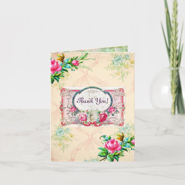 Pariser Dankeschön-Karte Dankeskarte (Vorderseite)