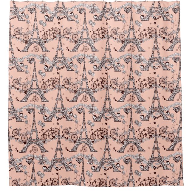 Pariser Duschvorhang (Vorderseite)