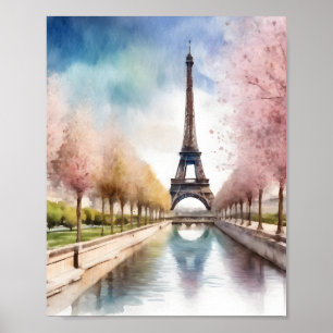 Pariser Eiffelturm Poster