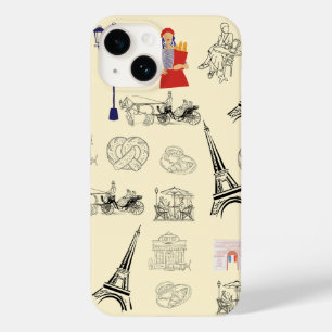 Pariser Fall für ästhetisches Telefon Case-Mate iPhone 14 Hülle
