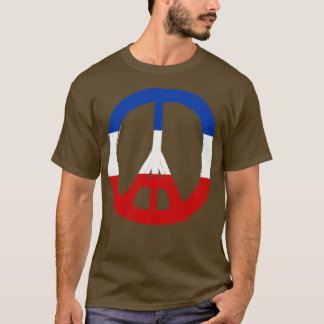 Pariser Friedensstifter: Frankreichs französische T-Shirt