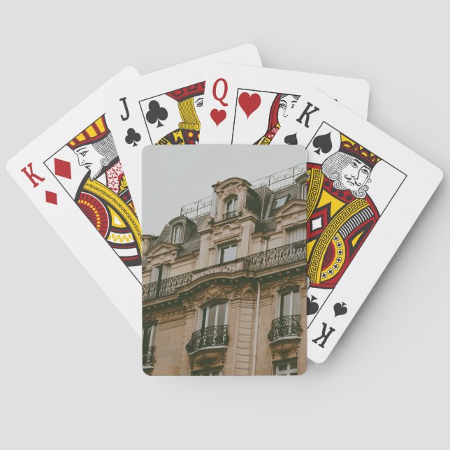 Pariser Gebäude  Spielkarten (Rückseite)
