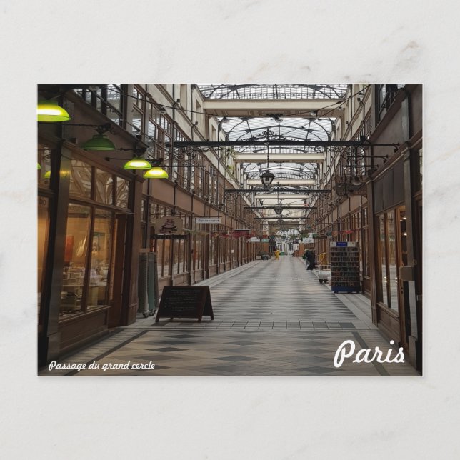 Pariser Hauptbahnhof Postkarte (Vorderseite)