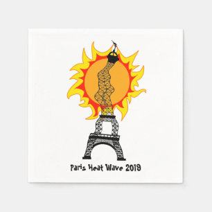 Pariser Hitzewelle 2019 Serviette