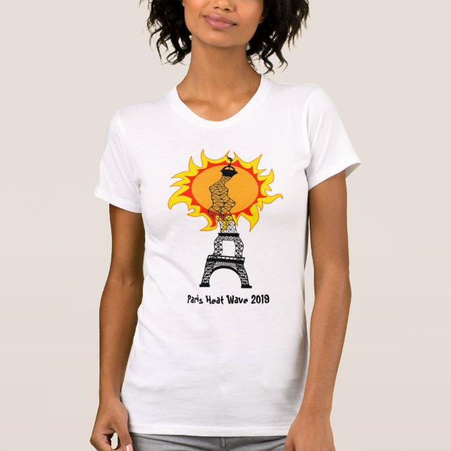 Pariser Hitzewelle 2019 T-Shirt (Vorderseite)