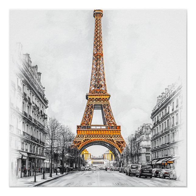 Pariser Icon Poster (Vorderseite)