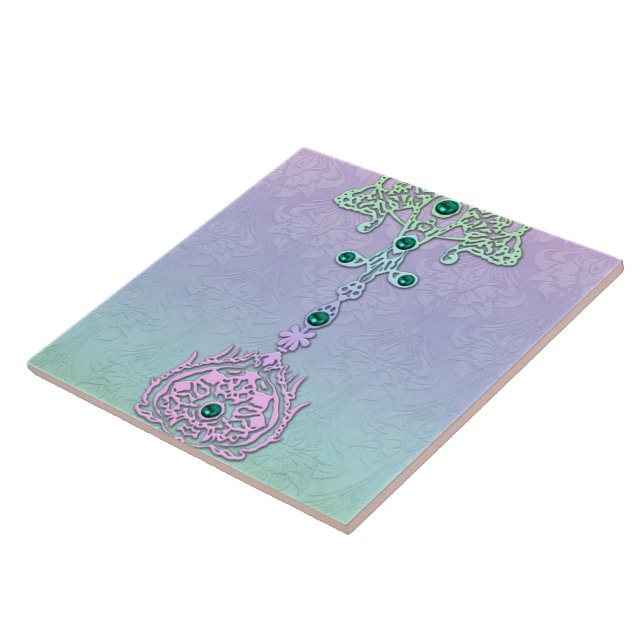 PARISER JUWEL: WEICHER REGENBOGEN FLIESE (Seite)