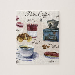 Pariser Kaffeebäckerei Puzzle