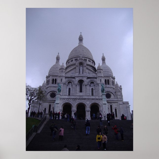 Pariser Kathedrale Poster (Vorne)