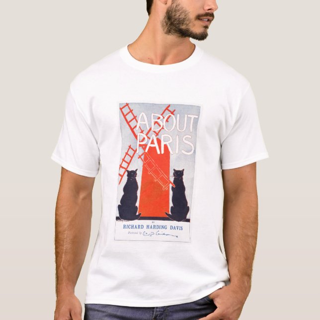 Pariser Katzen T-Shirt (Vorderseite)