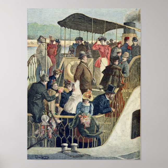 Pariser kehren vom Land zurück Poster (Vorne)
