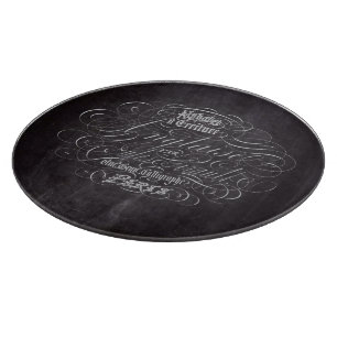 Pariser Landschalkboard Französische Schriften Schneidebrett