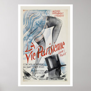 Pariser Leben La Vie Parisienne Jacques Poster