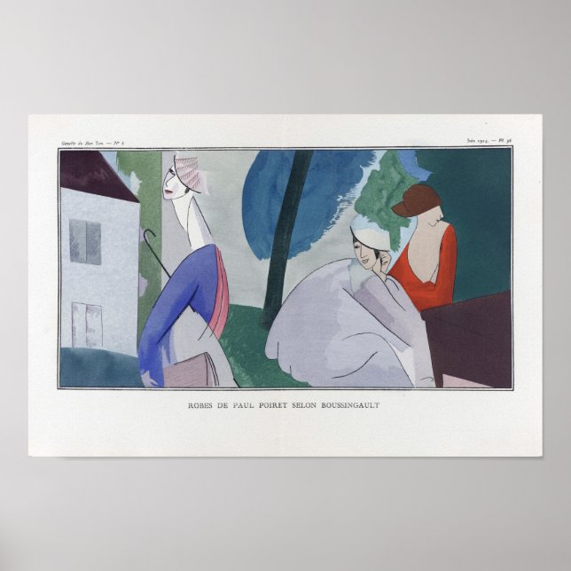 Pariser Mode, 1914 Poster (Vorne)