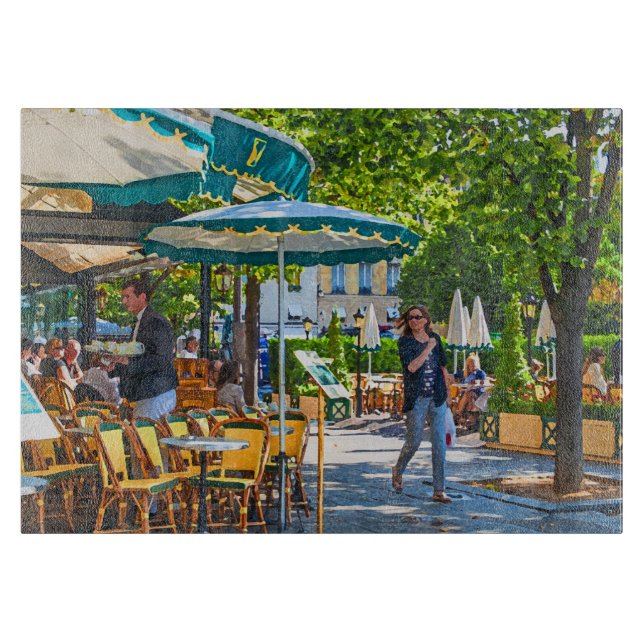 Pariser Morgen Schneidebrett (Vorderseite)