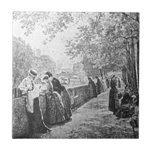 Pariser Nachmittag Fliese