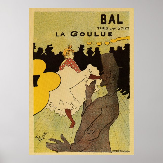 Pariser Nachtleben 1891 Toulouse Lautrec Poster (Vorne)