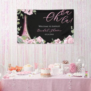 Pariser Oh La La Brautparty Banner