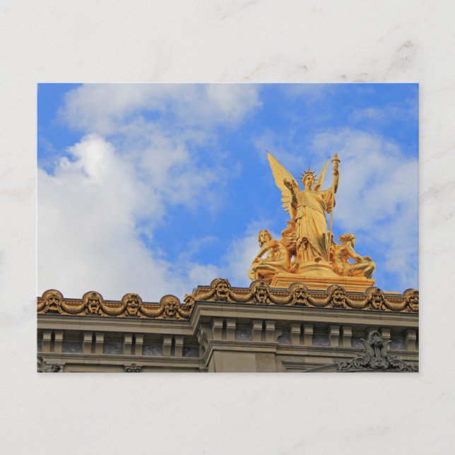 Pariser Opernhaus Postkarte (Vorderseite)