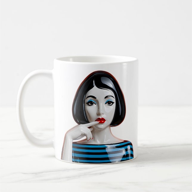 Pariser Pop-Stimmung Kaffeetasse (Links)