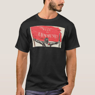 Pariser Poster - Vive Le Commune Postcard T-Shirt