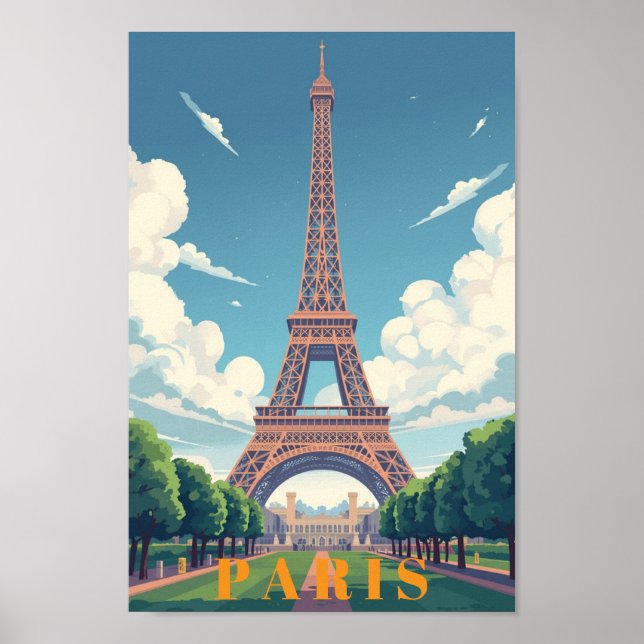 Pariser Poster-Wandkunst Poster (Vorne)