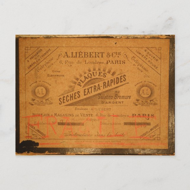 Pariser Postkarte (Vorderseite)