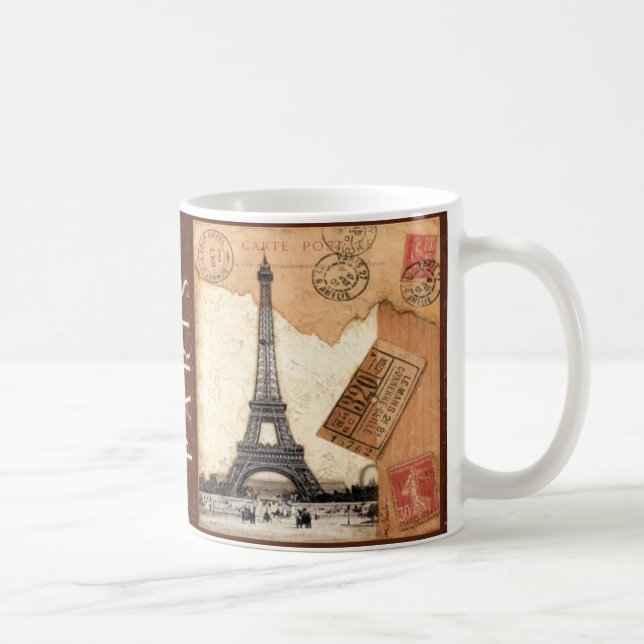 Pariser Poststempel Tasse (Rechts)