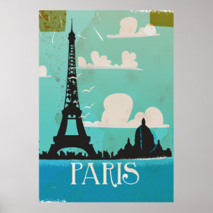 Pariser Reiseplakat Poster