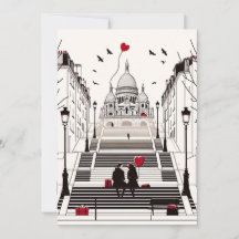 Pariser Romanze - Chic Paar zum Valentinstag