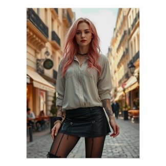 Pariser Schönheit Poster