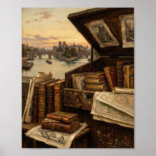 Pariser Seine-Fluss-Malerei II Poster