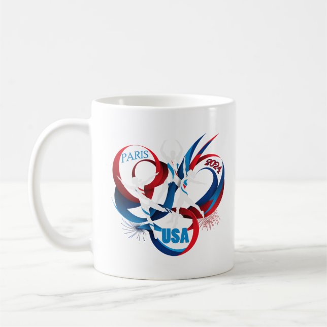 Pariser Sommer-Olympia Kaffeetasse (Links)
