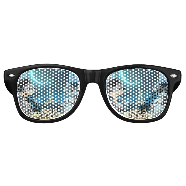 Pariser Sonnenbrille bei Nacht Spaß (Vorderseite)