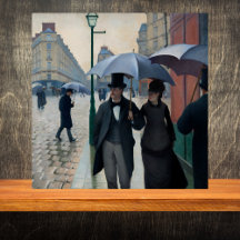 Pariser Straße bei Regenwetter - Gustave Caillebot