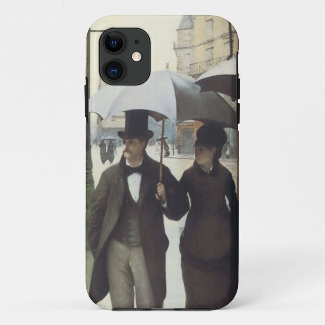 Pariser Straße, Rainy Day Caillebotte Case-Mate iPhone Hülle (Rückseite)